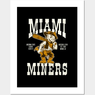 Miami Miners Baseball Team Posters and Art